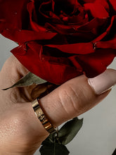 Cargar imagen en el visor de la galería, GOLDEN CODES | Angel Numbers | Waterproof + Tarnish Resistant Stackable 14k Gold Ring