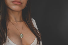 Cargar imagen en el visor de la galería, Goddess Isis (aka Aset) Pendant Necklace - 14k Gold Stainless steel with cable chain