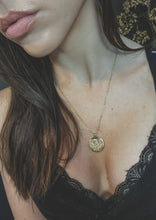 Cargar imagen en el visor de la galería, Goddess Isis 14k Gold Pendant Necklace on Satellite Chain