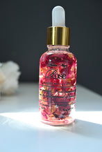 Load image into Gallery viewer, Rose Quartz Infused Manifestation and Attraction Oil: Beauty Ritual, Love Spell (1oz Dropper Bottle)
