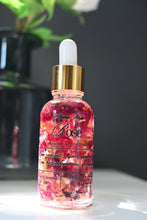 Load image into Gallery viewer, Rose Quartz Infused Manifestation and Attraction Oil: Beauty Ritual, Love Spell (1oz Dropper Bottle)
