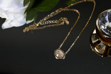 Cargar imagen en el visor de la galería, ELEGANCE | Dainty Crystal (Chose Your Stone) Gold Necklace | Adjustable + Nickel Free
