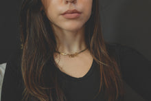 Cargar imagen en el visor de la galería, Goddess Lakshmi Gold Plated Stainless Steel Herringbone Chain Necklace
