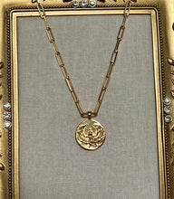Cargar imagen en el visor de la galería, Goddess Isis (aka Aset) | 18k Gold (Tarnish Resistant) Pendant Necklace
